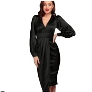 Modcloth x Collectif Enrica Plain Pencil Dress